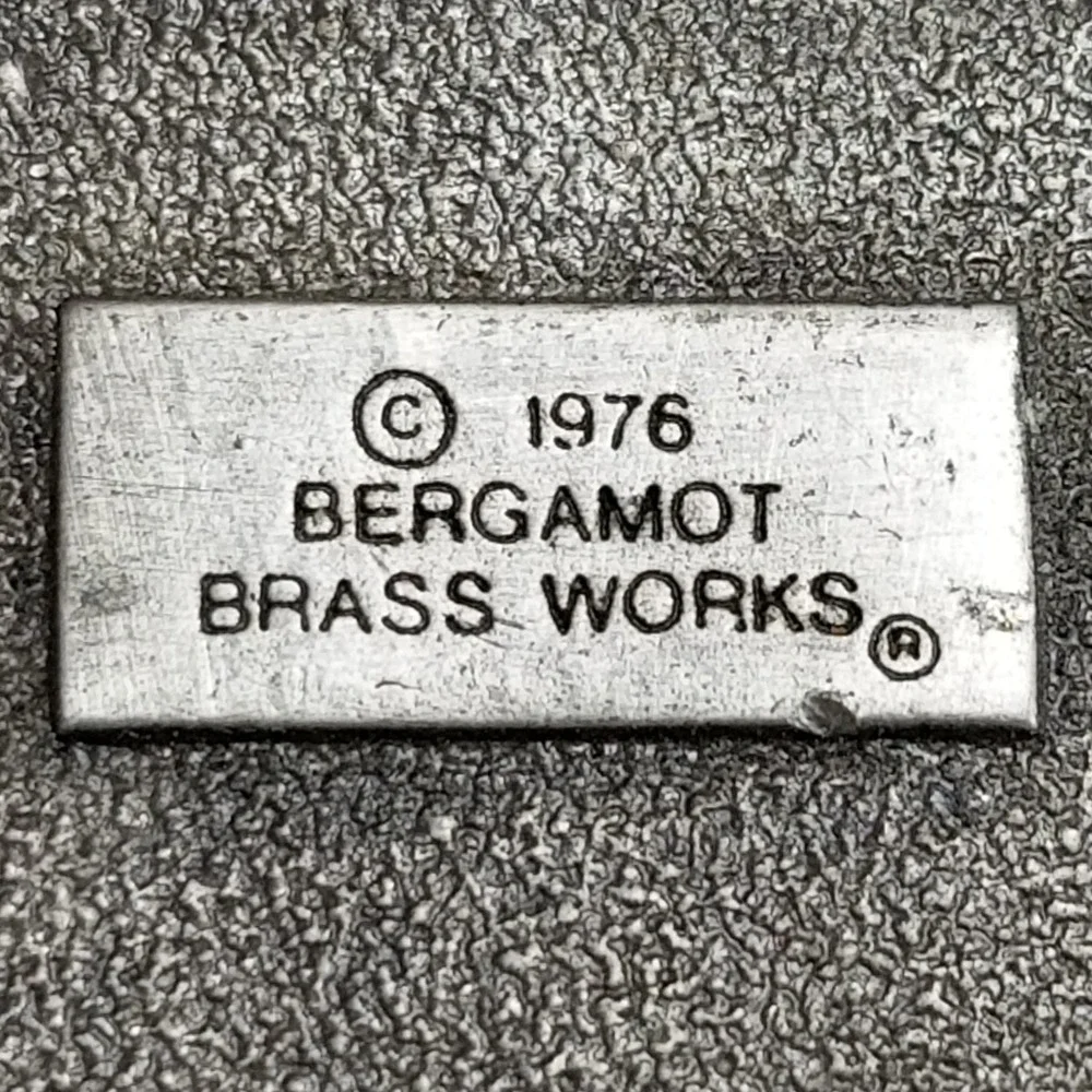 1976 Bicentennial Ducks Unlimited Belt‎ Buckle Illinois Bergamot Brass Works
